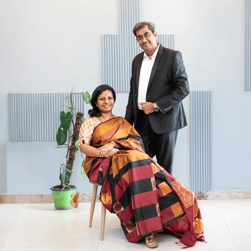 Nagesh Rao and Sindhu Rao, founders of Beverich